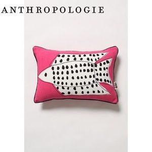 Anthropologie We Love Vera Freckled Fish Pillow